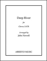 Deep River SATB choral sheet music cover